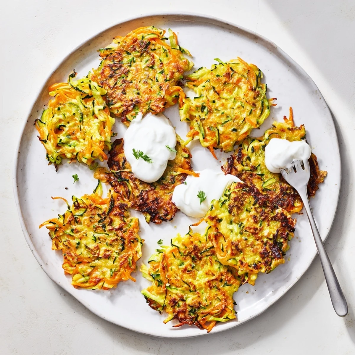 This recipe makes tender zucchini fritters with Parmesan, ready to serve as an appetizer or light meal.