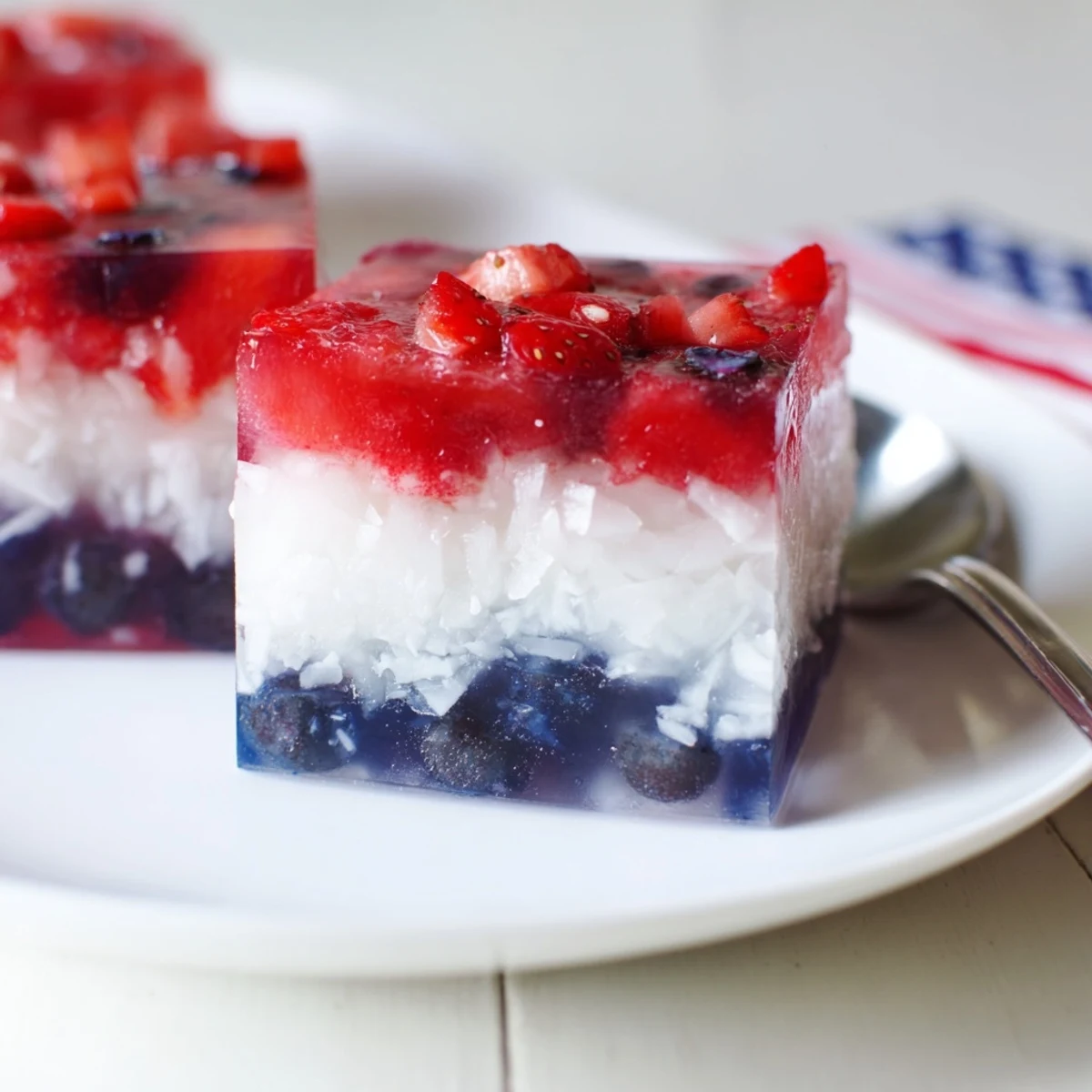 Patriotic Red White And Blue Ice Cubes Recipe chilling lemonade with fresh fruit