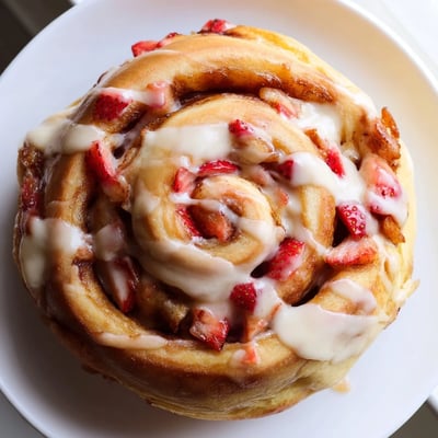 Strawberry Cinnamon Rolls
